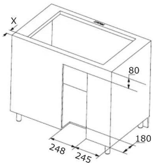 AMICA DHKI 752 880 C - Standaardmontage - 2