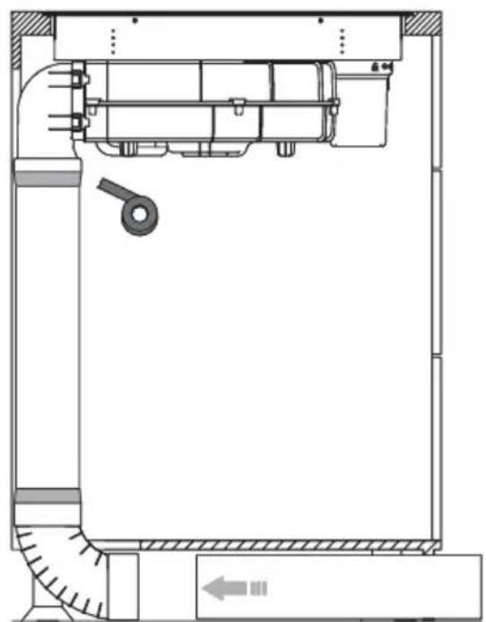 AMICA DHKI 752 880 C - Buizenset voor inductiekookplaat met afzuiger - 3