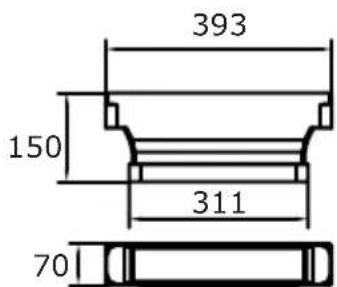 AMICA DHKI 752 880 C - PIPE SET FOR INDUCTION HOB WITH EXTRACTOR - 7