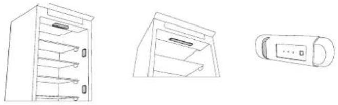 WHIRLPOOL WHC18D011B1 - LED-valon vaihtaminen (mallista riippuen) - 3