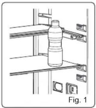 SHARP SJ-FBA05DTXLE-EU - VerstellbaresGlasablage(bei einigen Modellen) - 1