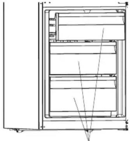 SHARP SJ-FBA05DTXLE-EU - Cassetti del congelatore - 1