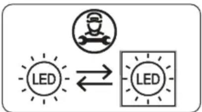 SHARP SJ-BE237E2XS-EU - Cambio de las luces LED - 2