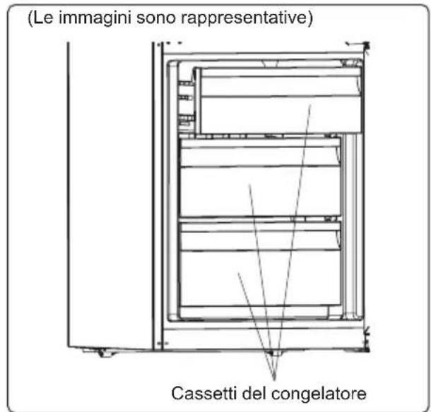 SHARP SJ-BE237E2XS-EU - Cassetti del congelatore - 1