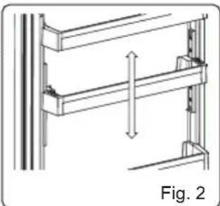 SHARP SJ-BE237E2XS-EU - Adjustable Door Shelf (In some models) - 2