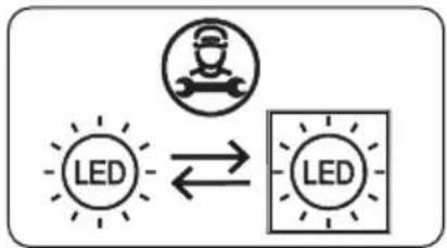 SHARP SJ-LE155E0XS-EU - Sostituzione dell'illuminazione LED - 2