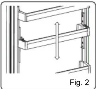 SHARP SJ-LE155E0XS-EU - Adjustable Door Shelf (In some models) - 2