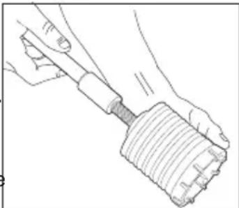 MILWAUKEE M18 Fuel 2713-20 - Using Rotary Percussion Core Bits - 1