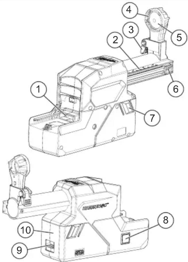 MILWAUKEE M18 Fuel HAMMERVAC 2908-DE - DESCRIPTION FONCTIONNELLE - 1