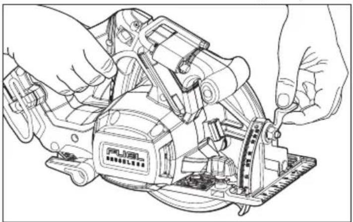 MILWAUKEE M18 Fuel 2833-20 - Adjusting Bevel Angle - 1