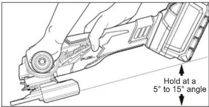 MILWAUKEE M18 Fuel 2888-20 - WARNING The guard type must match the wheel type to provide maximum protection for the operator if the wheel should break. - 1