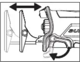 MILWAUKEE M18 Fuel SUPER SAWZALL - Réglage du patin pivot - 1
