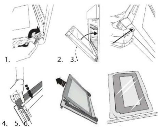 BAUKNECHT BCS7P8PHTSK - CLEAN THE INTERNAL GLASS OF THE DOOR - 1