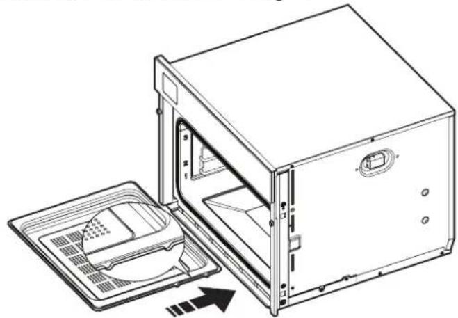 BAUKNECHT BCS7P8PHTSK - INSERTION DE LA LÈCHEFRITE VAPEUR - 1