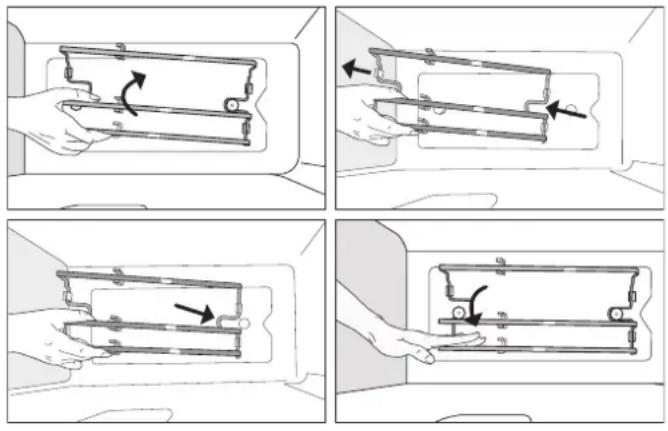 BAUKNECHT BCW7O7HTSK - INSERIRE LA GRIGLIA E GLI ALTRI ACCESSORI - 1