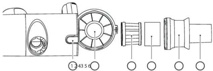 SHARP VC-SV12AEU-W - Филтър и кошче за прах - 1