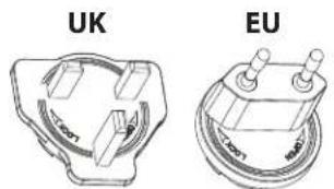 SHARP VC-SV12AEU-W - Changing the adapter mains connection type - 1