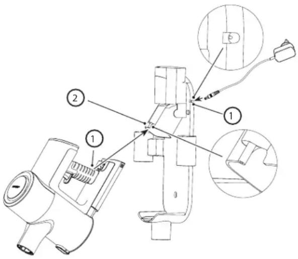 SHARP VC-SV12AEU-W - Aufl aden an der Wandhalterung - 1