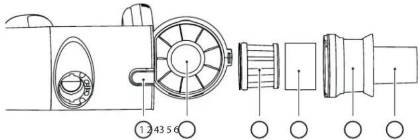 SHARP VC-SV12AEU-W - Filter ja prügikast - 1