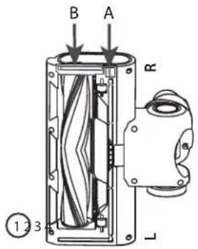 SHARP VC-SV12AEU-W - Per cambiare, pulire o mantenere il rullo, segui le istruzioni sottostanti. - 1