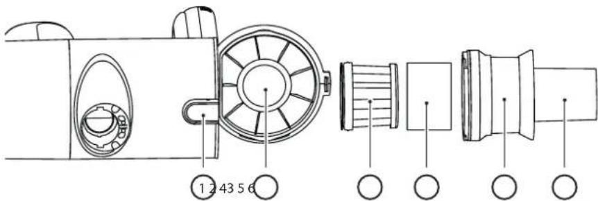 SHARP VC-SV05MMAEU-G - Filter en stofbak - 1