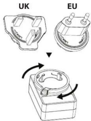 SHARP VC-SV05MMAEU-G - Ændring af adapterens hovedstik forbindelsestype - 2