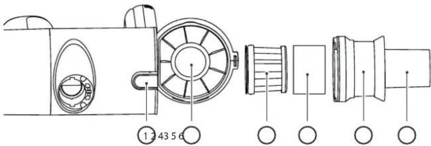 SHARP VC-SV05MMAEU-G - Филтър и кошче за прах - 1