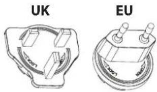 SHARP VC-SV05MMAEU-G - Endre typen tilkobling for adapterens hovedstrøm - 1
