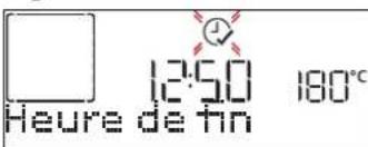 12:50 180°C Heure de fin