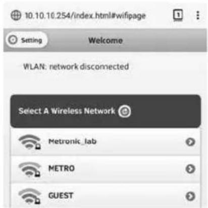 METRONIC Home Play 477087 - C - Connexion manuelle au WiFi - 1