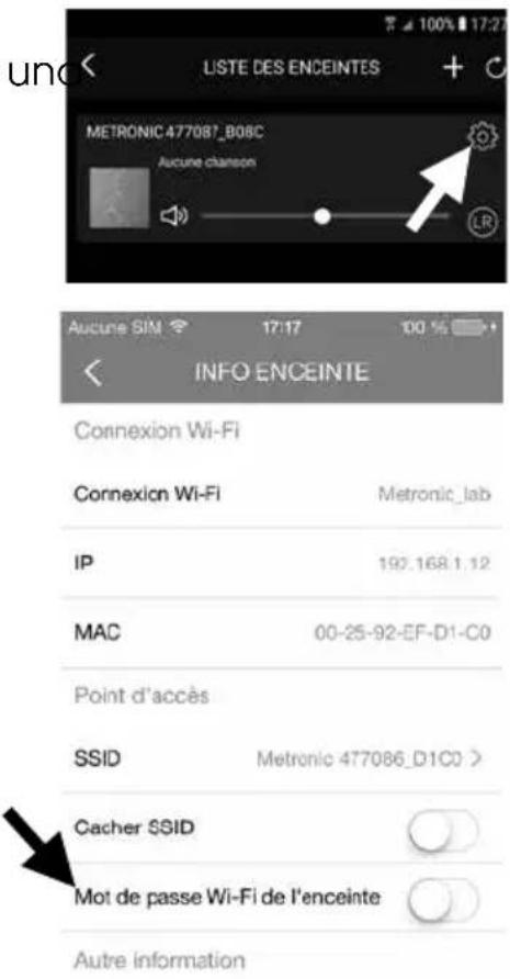 METRONIC Home Play 477087 - Contraseña WiFi del altavoz » - 1