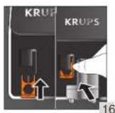 KRUPS Evidence Eco EA897H - ⑥EEP CLEANING OF MILK SYSTEM MANUALLY - 5 MINS - 17