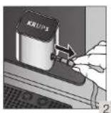 KRUPS Evidence Eco EA897H - ⑥EEP CLEANING OF MILK SYSTEM MANUALLY - 5 MINS - 3
