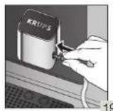 KRUPS Evidence Eco EA897H - ⑥EEP CLEANING OF MILK SYSTEM MANUALLY - 5 MINS - 20