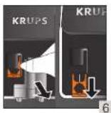 KRUPS Evidence Eco EA897H - ⑥EEP CLEANING OF MILK SYSTEM MANUALLY - 5 MINS - 7