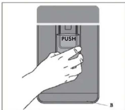 HAIER HSW59F18DWMM - Getting water from the dispenser - 1