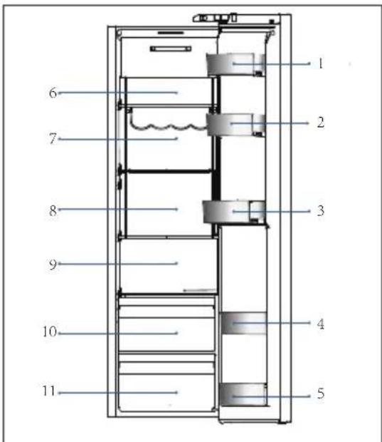 HAIER HSW59F18DWMM - Bewaren in het koelkastkompartment - 1