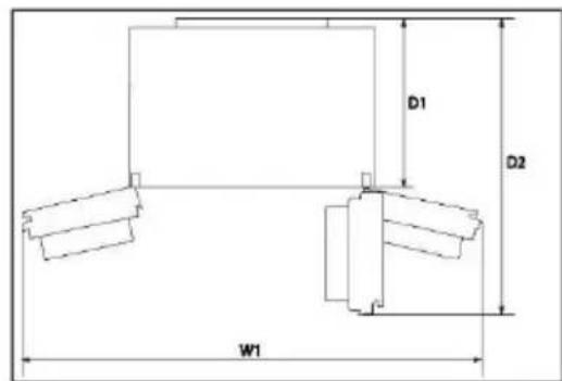 HAIER HSW59F18DWMM - Espaço recomendado - 1