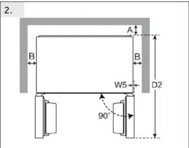 HAIER HCR3818DNMM - Space recommendation - 2