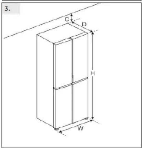 HAIER HCR3818DNMM - Alan gereksinimi - 3