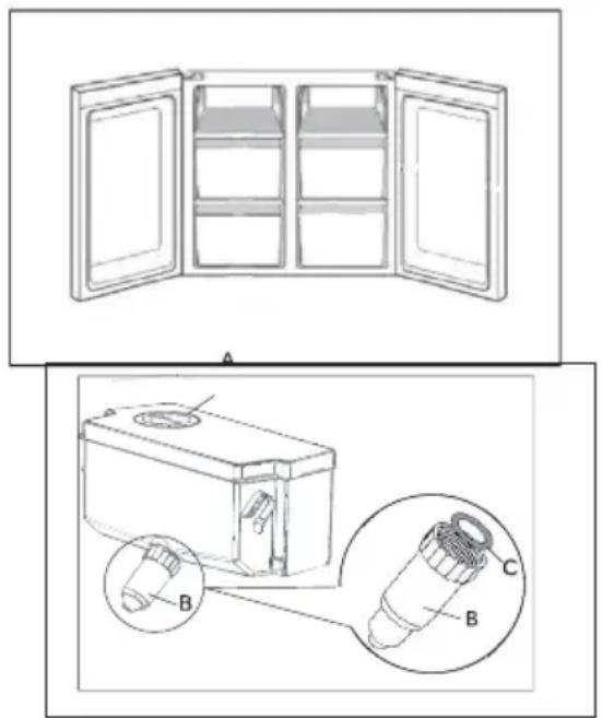 HAIER HCR3818DNMM - Nádrž na vodu - 1