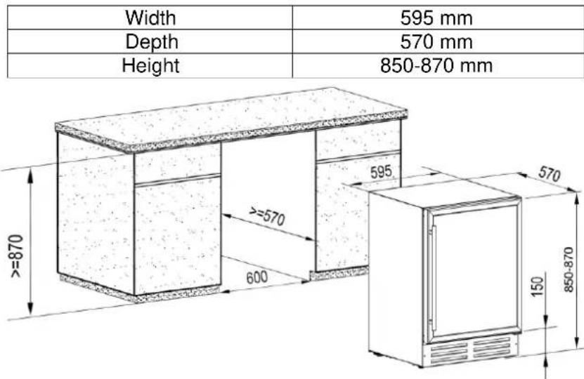 LE CHAI PRO 42E - Recessed mounting - 1