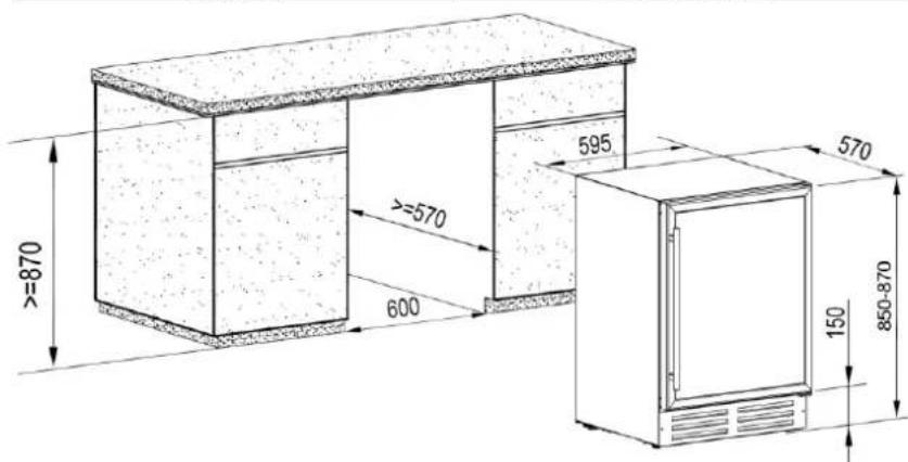 LE CHAI PRO 42E - Encastrement - 1