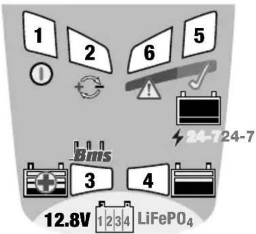 Optimate Lithium 0.8A - PROCEDER AO CARREGAMENTO - 1