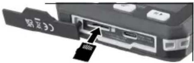 Laserliner ThermoCamera Pocket - Inserir o cartão Micro SD - 1