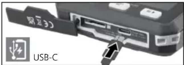 Laserliner ThermoCamera Pocket - Uso della batteria ricaricabile al litio-ioni - 1