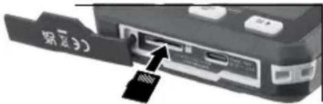 Laserliner ThermoCamera Pocket - Inserting micro-SD card - 1