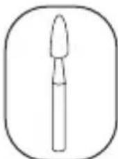 ROWENTA Maneis MP7011 - Cono in zaffiro con rilievo a spirale - 4