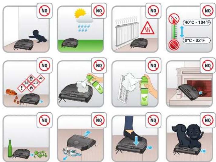 ROWENTA X-Plorer Serie 220 Animal & Allergy RR9475 - Какво да правим и какво да не правим - 6