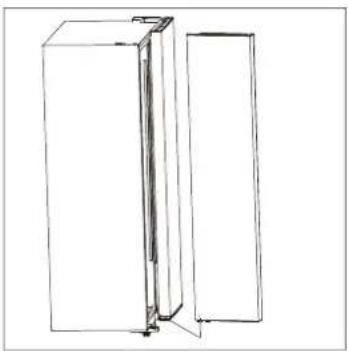 INDESIT INGF 6441 XP4UK - Rimuovere gli sportelli - 3